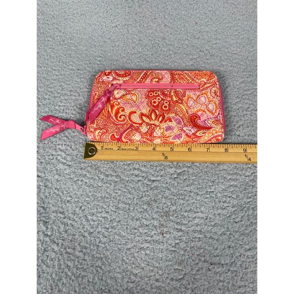 Vera Bradley Sherbet Zip Around Quilted Wallet - Picture 3 of 5